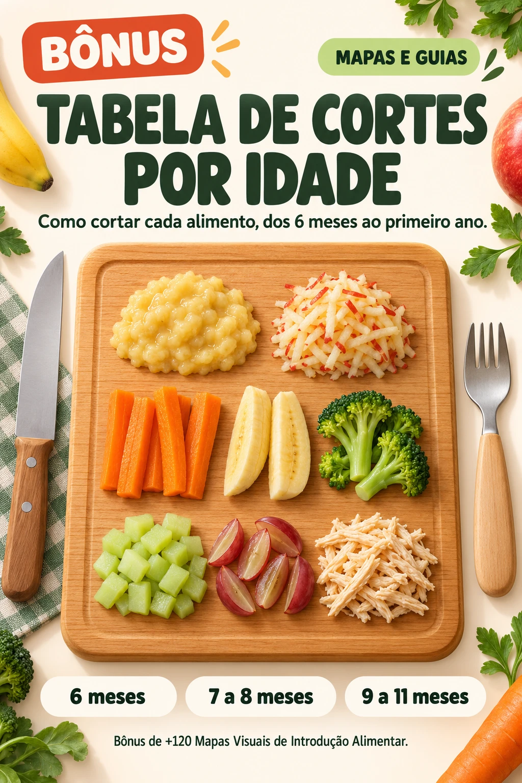 Tabela de cortes por idade